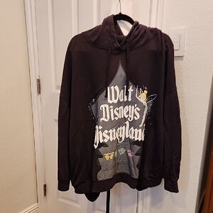 Disney 100 Gray Tinkerbell Pull Over Hoodie. 3X